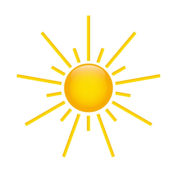 Cute sun — Stock Vector