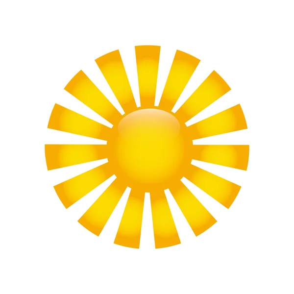 Lindo sol — Vector de stock