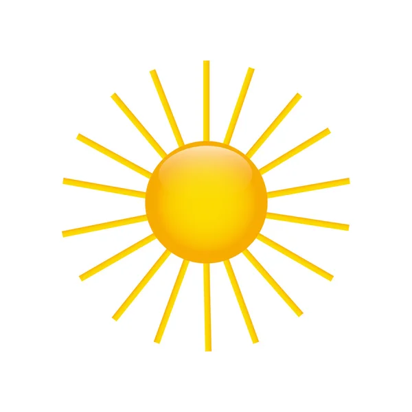 Cute sun — Stock Vector