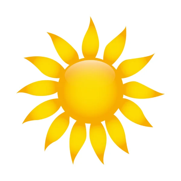 Χαριτωμένο ήλιο — Διανυσματικό Αρχείο