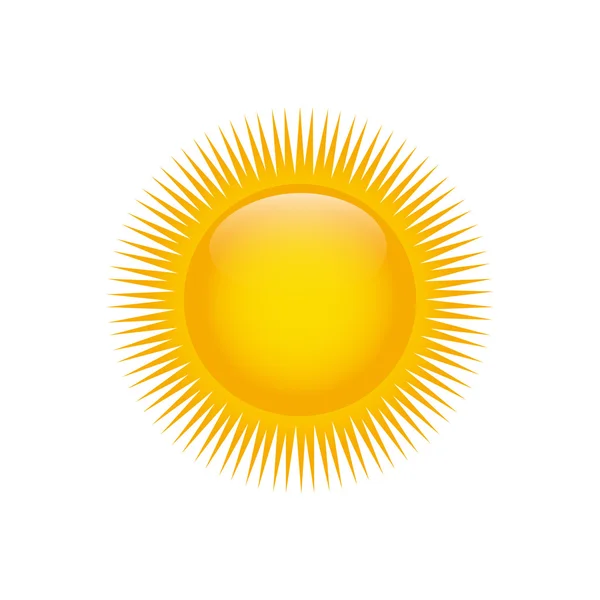 Niedliche Sonne — Stockvektor