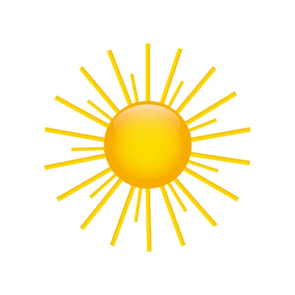 Lindo sol — Vector de stock