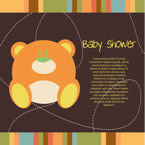 Baby Shower — Stock Vector