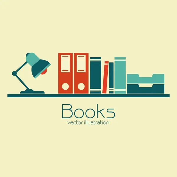 Livros — Vetor de Stock
