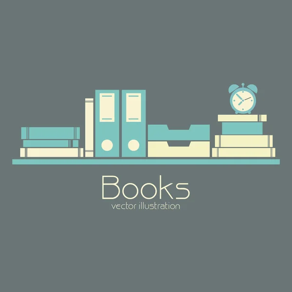 Livros — Vetor de Stock