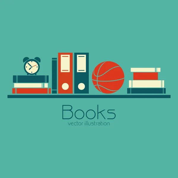 Bücher — Stockvektor