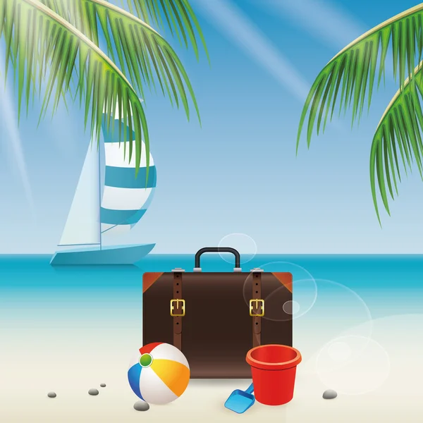 Summer Vacations — Stock Vector