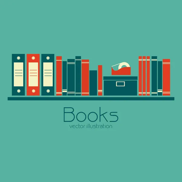 Libros — Vector de stock