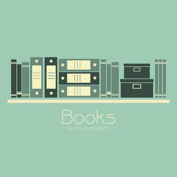 Libros — Vector de stock