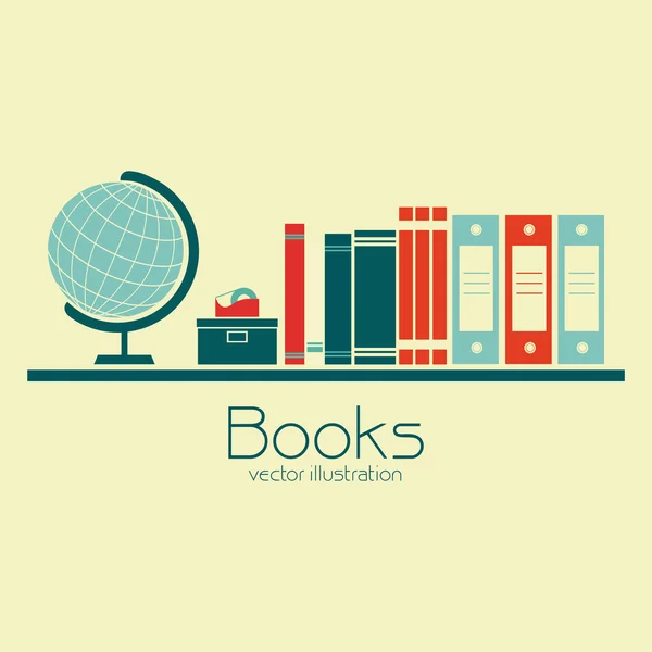 Libros — Vector de stock