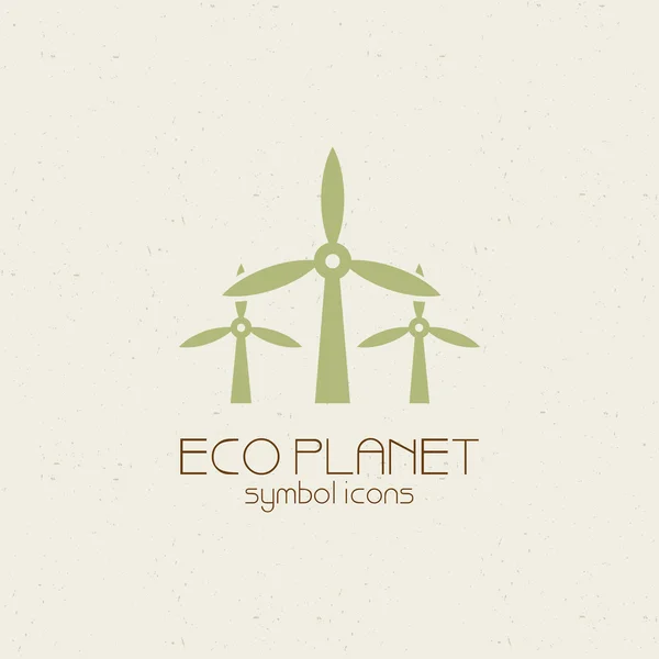 Eco planeet — Stockvector