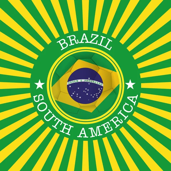 Brazilië — Stockvector