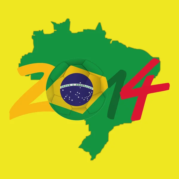Brazilië — Stockvector