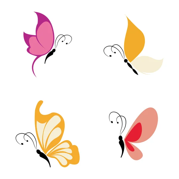 Papillons — Image vectorielle