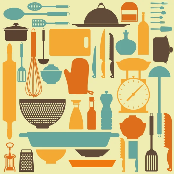 Hintergrund Küche — Stockvektor