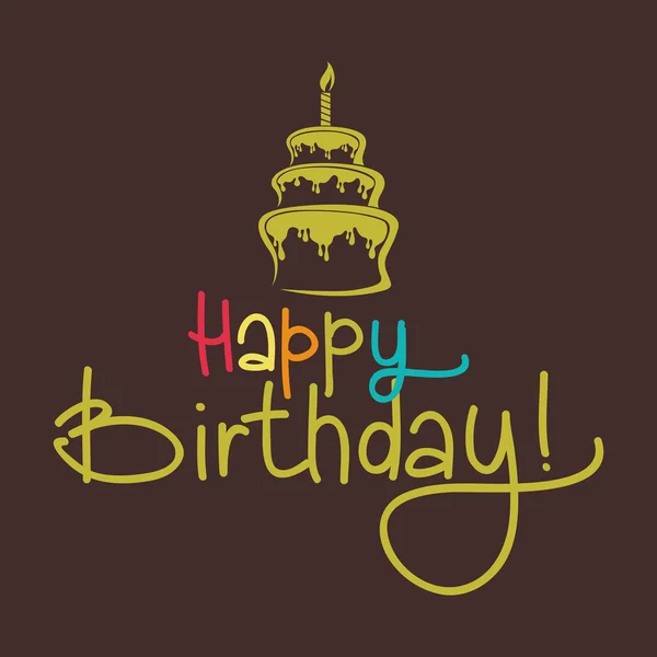 Happy Birthday — Stock Vector
