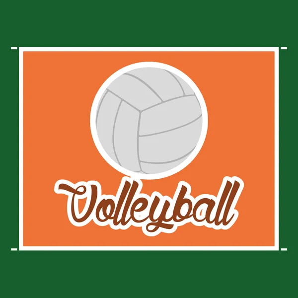 Volleyboll — Stock vektor