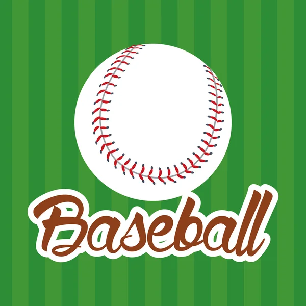 Бейсбол — стоковий вектор