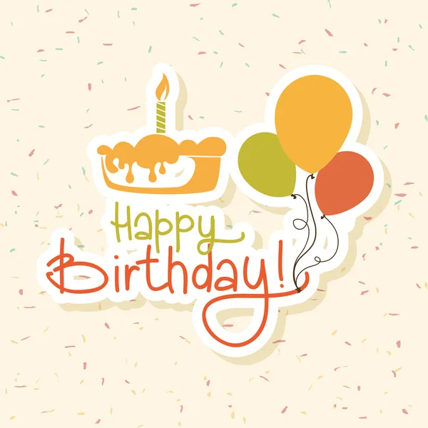 Happy Birthday — Stock Vector