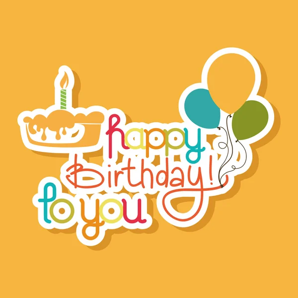 Happy Birthday — Stock Vector