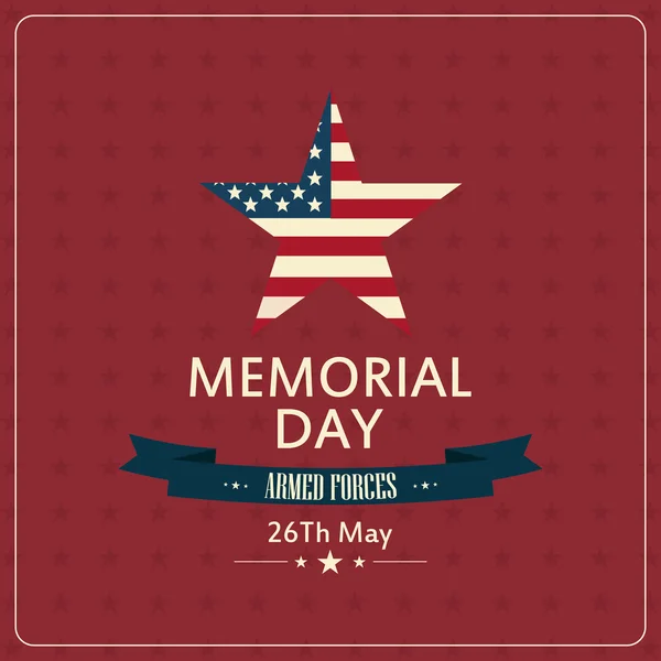 Memorial Day — Stock Vector