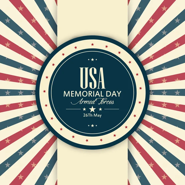 Memorial Day — Stock Vector