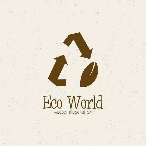 Eco-wereld — Stockvector