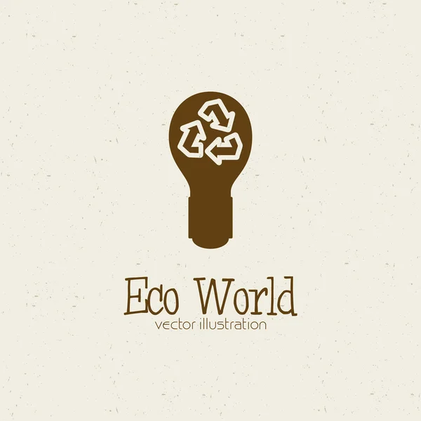 Eco-wereld — Stockvector