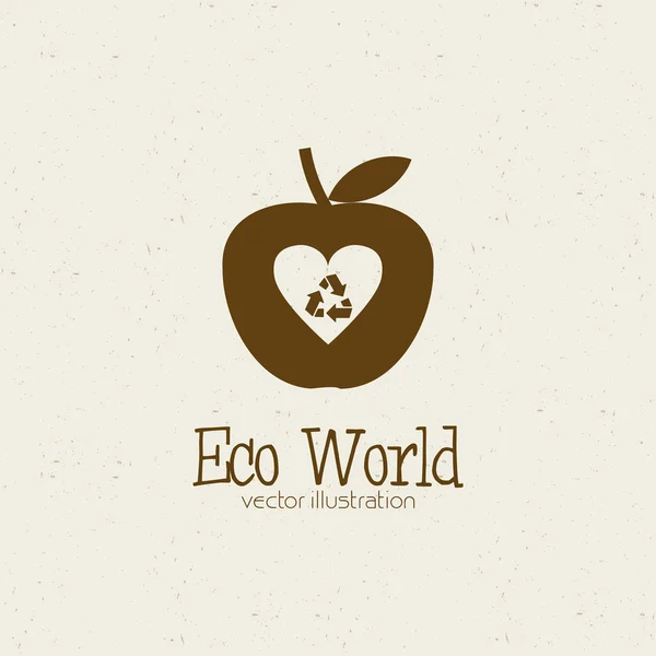 Эко-мир — стоковый вектор