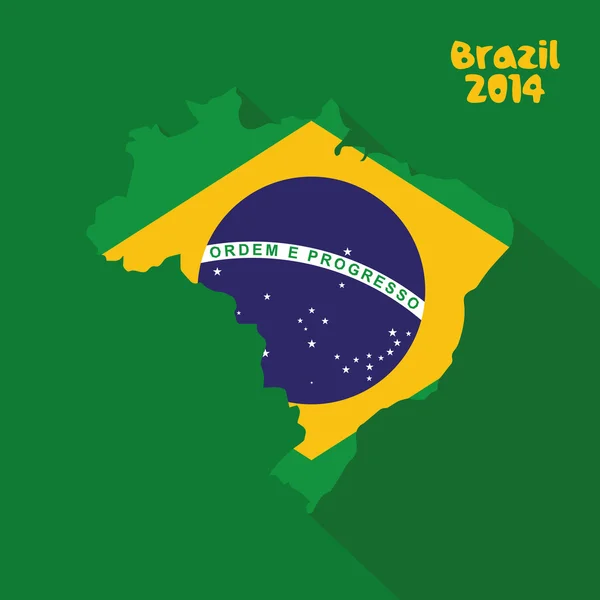 Brazilië — Stockvector