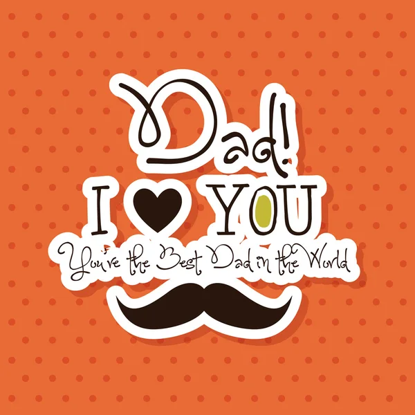 Father's Day — Stock Vector