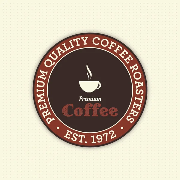 Etykieta kawy — Wektor stockowy