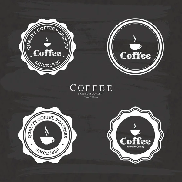 Etiquetas de café — Vector de stock