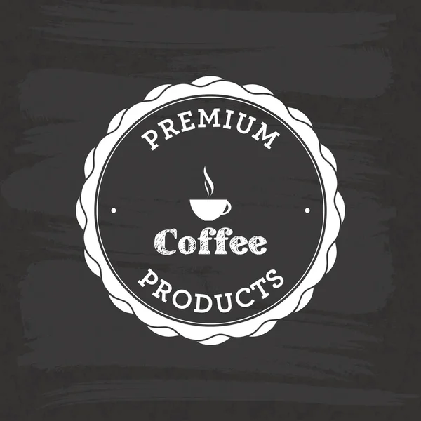 Etiqueta de café — Vector de stock