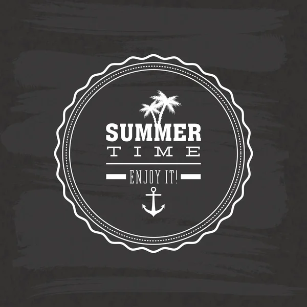 Label d'été — Image vectorielle