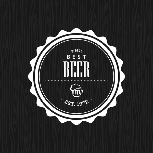 Beer label — Stock Vector