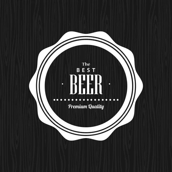Beer label — Stock Vector