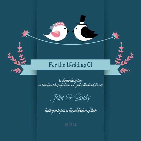 Boda — Vector de stock