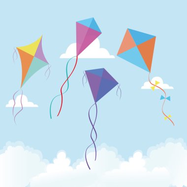Kites clipart