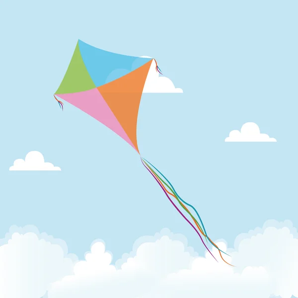 Kite — Stock Vector