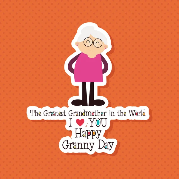 День бабусі та дідуся — стоковий вектор
