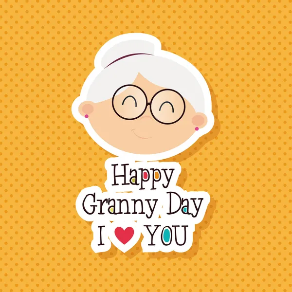 Grandparents day — Stock Vector