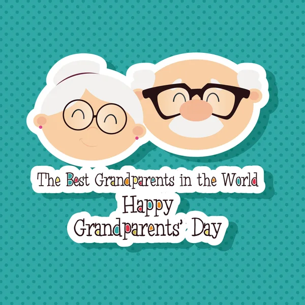 Grandparents day — Stock Vector