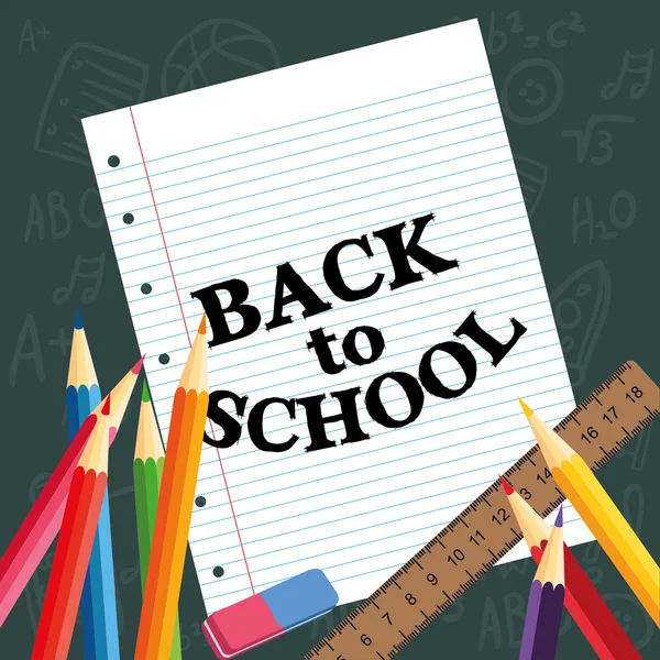 Back to School — Stock Vector