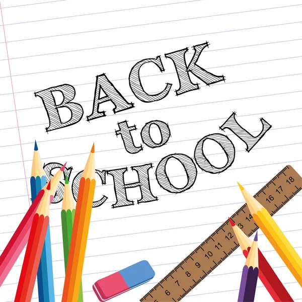 Back to School — Stock Vector