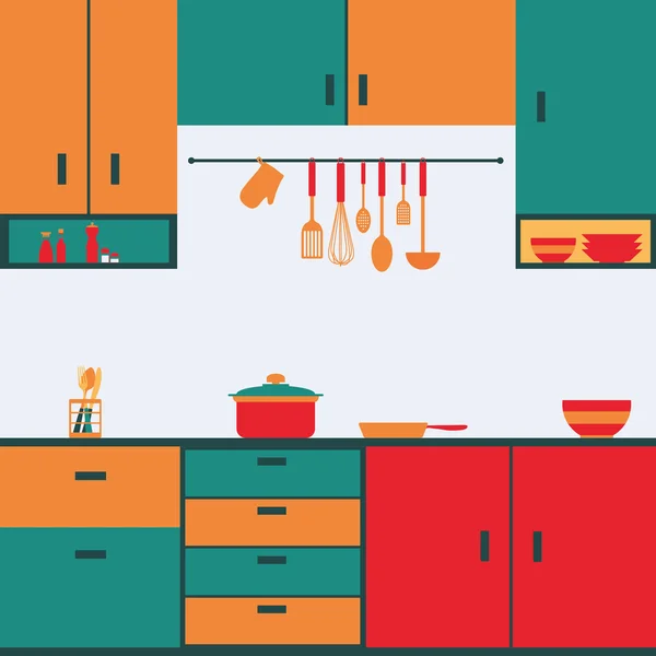 Kitchen Background Stock Vector Image by ©DAVIDS47 43959775