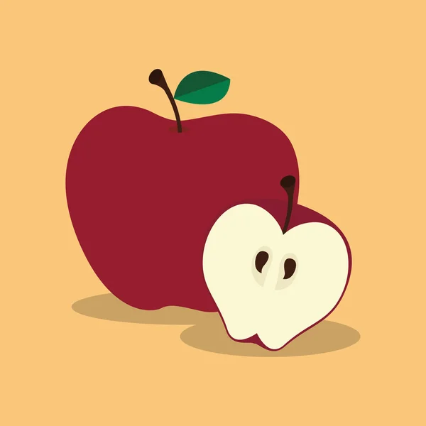 Яблоко — стоковый вектор