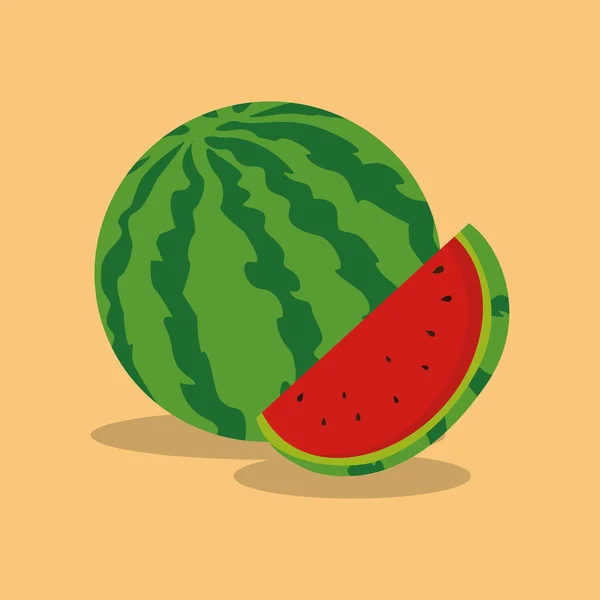 Wassermelone — Stockvektor