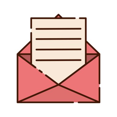 İzole edilmiş açık harf düz dizayn vektörü