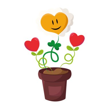 İzole edilmiş mutlu ayçiçeği görüntü taşıyıcısı